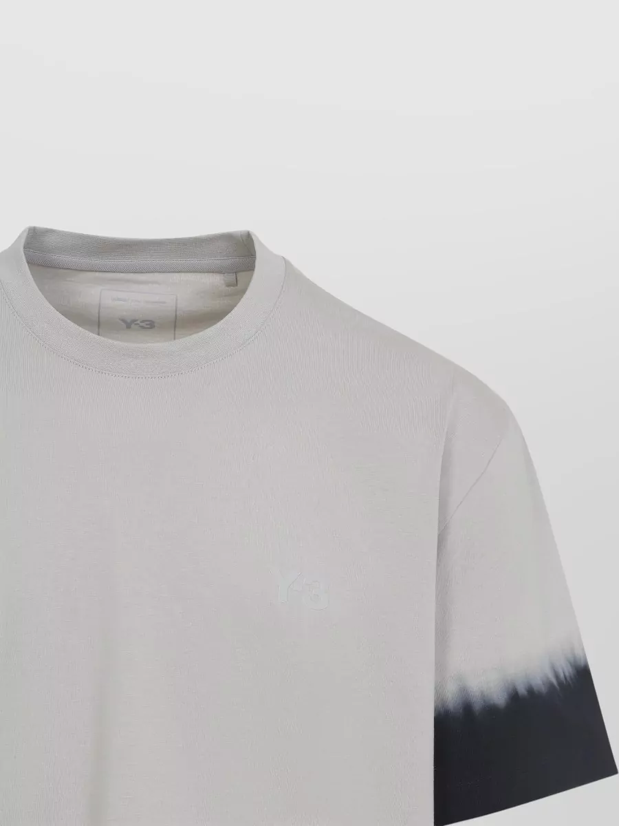 Y3 Crew Neck Short Sleeve Tie Dye T Shirt