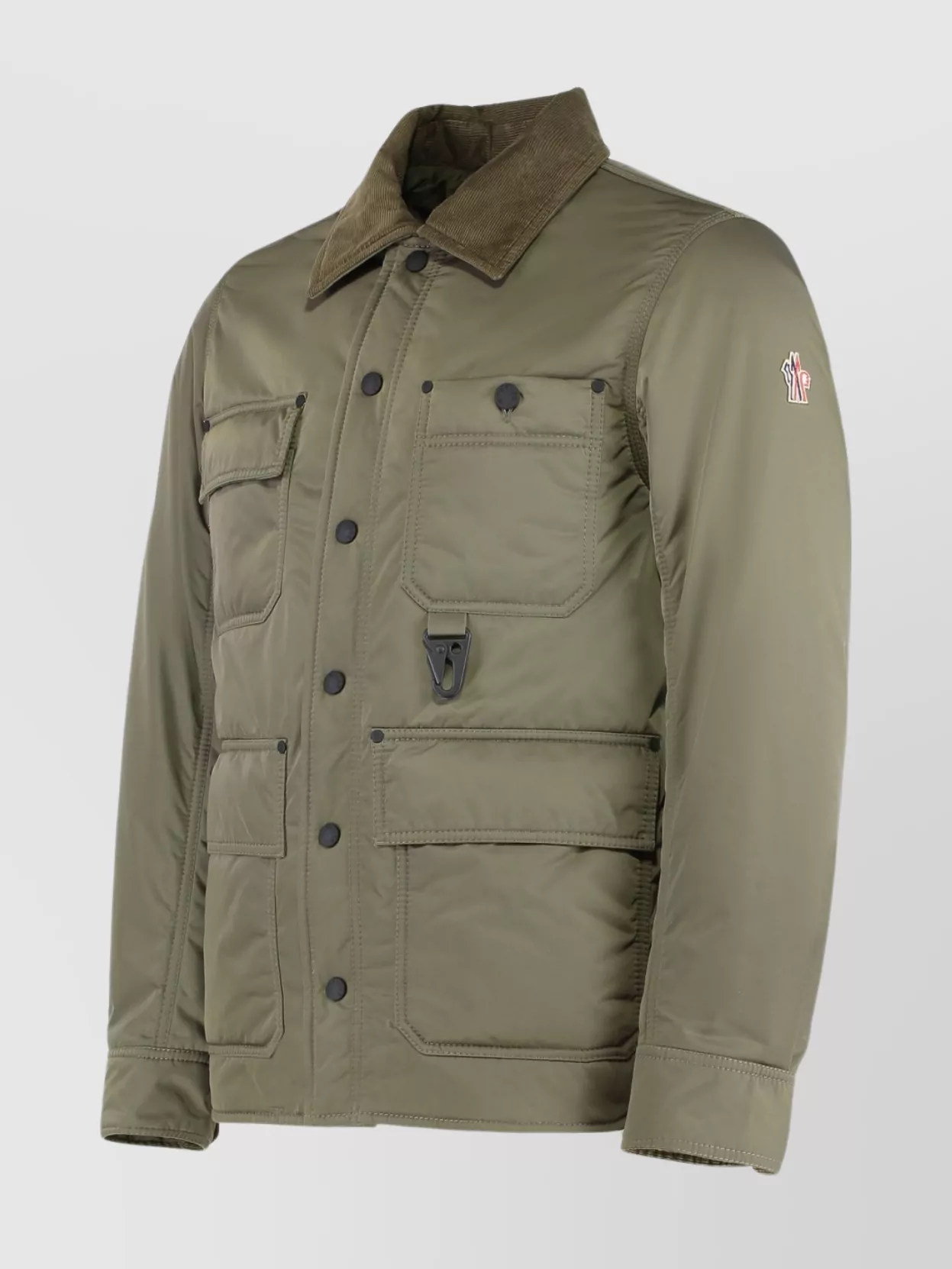 Moncler Versatile Long Sleeve Utility Jacket In Green