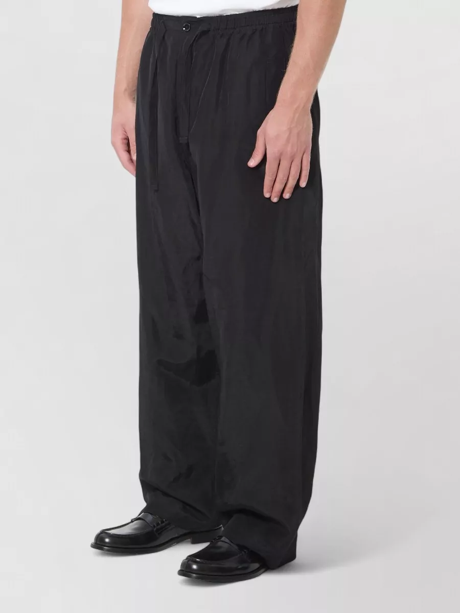 Lemaire Linen Wide-Leg Trousers