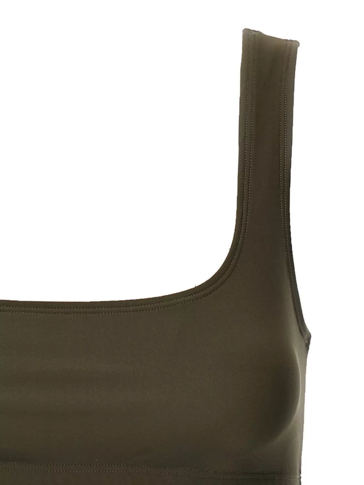 The Andamane Scoop Neck Sleeveless Stretch Fabric Top