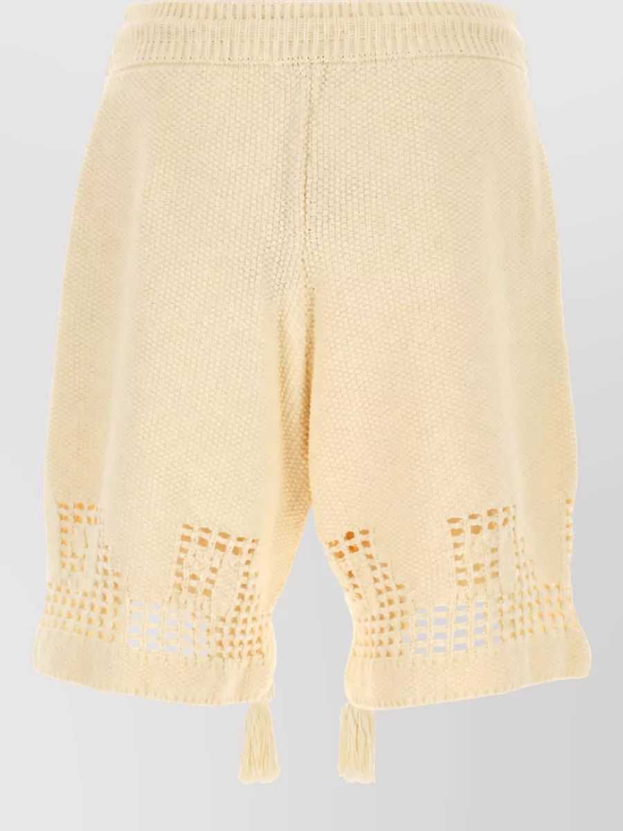 Alanui Cotton Blend Bermuda Shorts