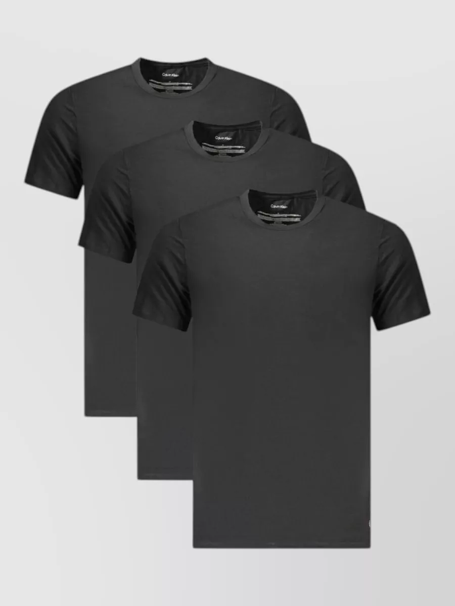 Calvin Klein cotton crew-neck short-sleeve t-shirt 3-pack