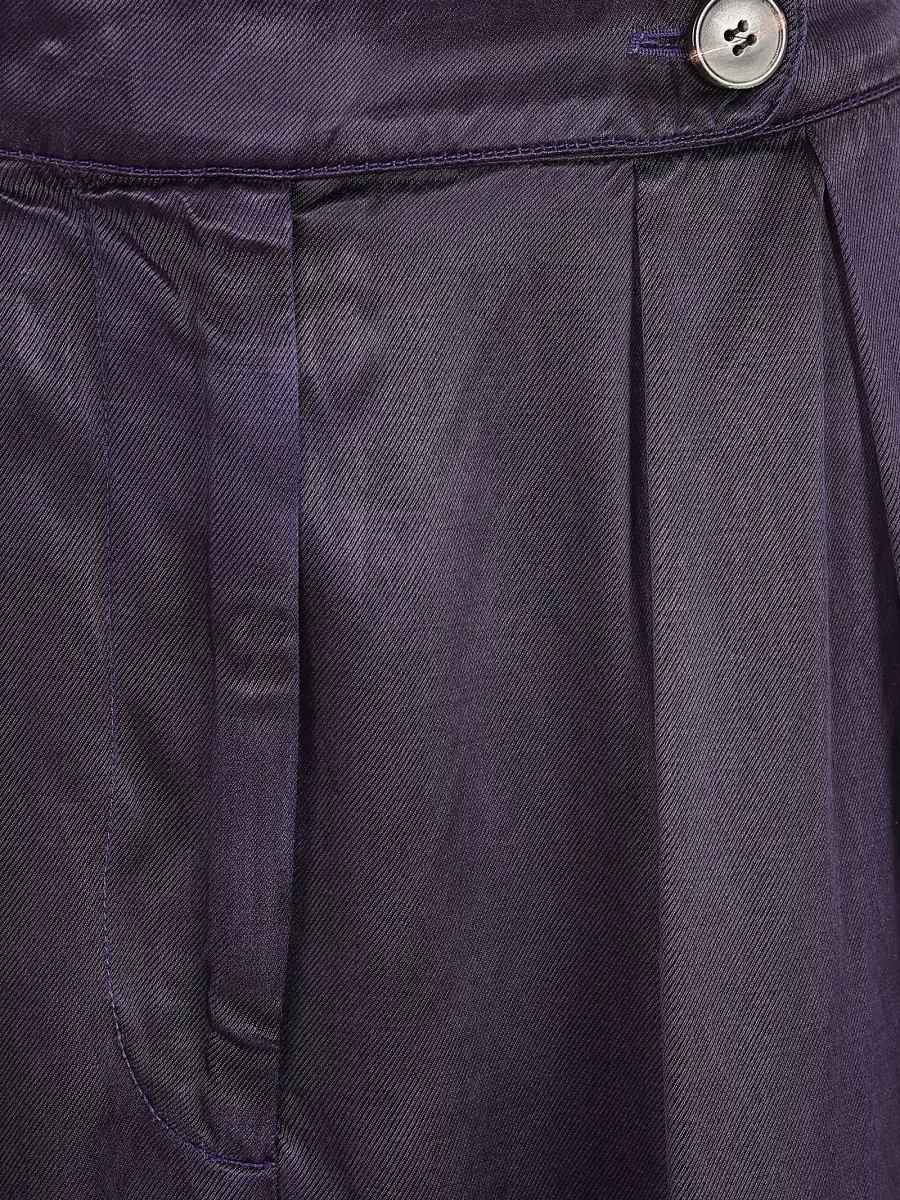 Dries Van Noten High-Rise Pleated Wide-Leg Trousers