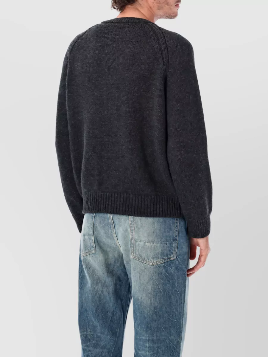 Our Legacy Merino Wool Henley Sweater