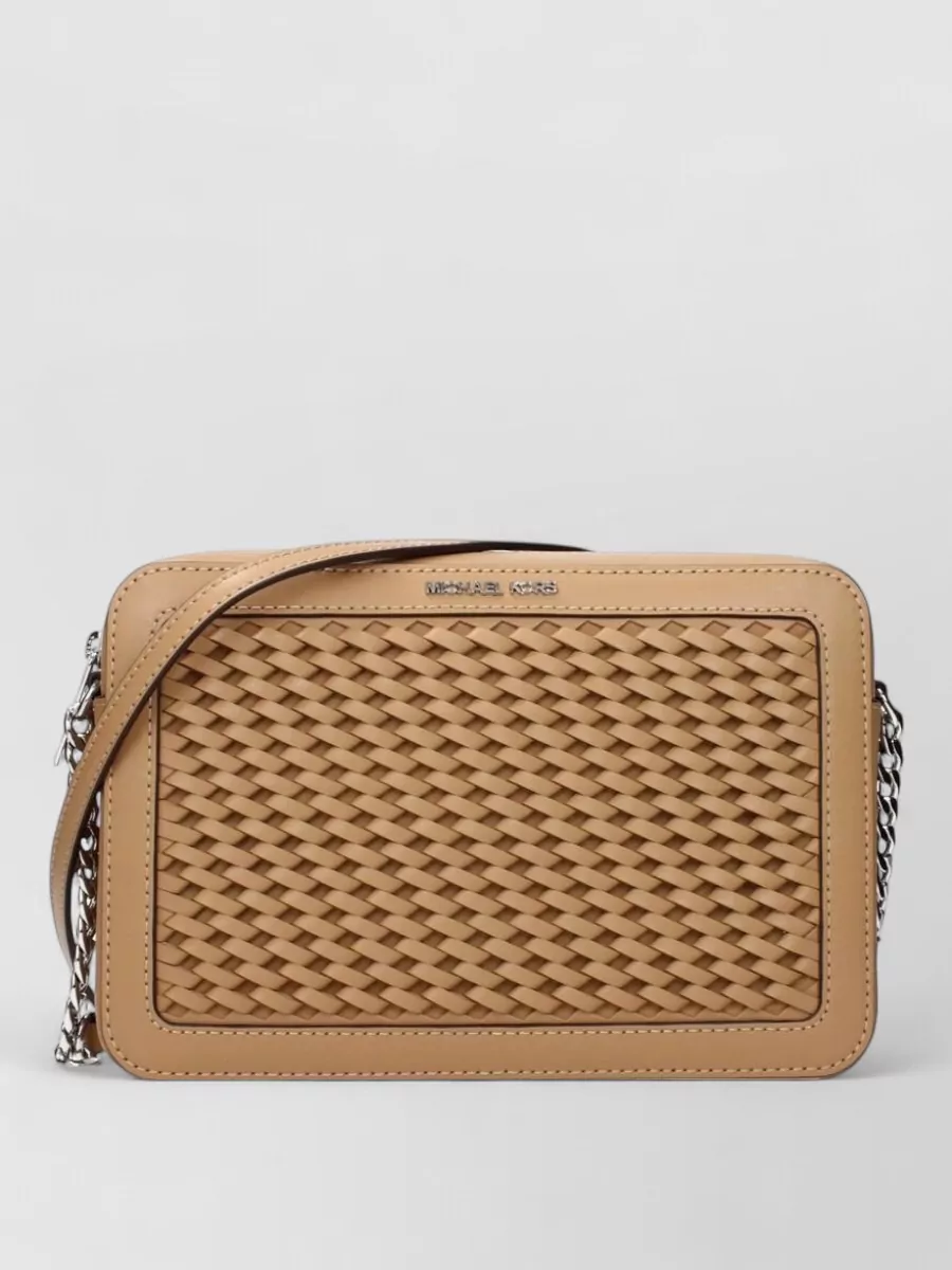 Michael Kors na leather clutch bag