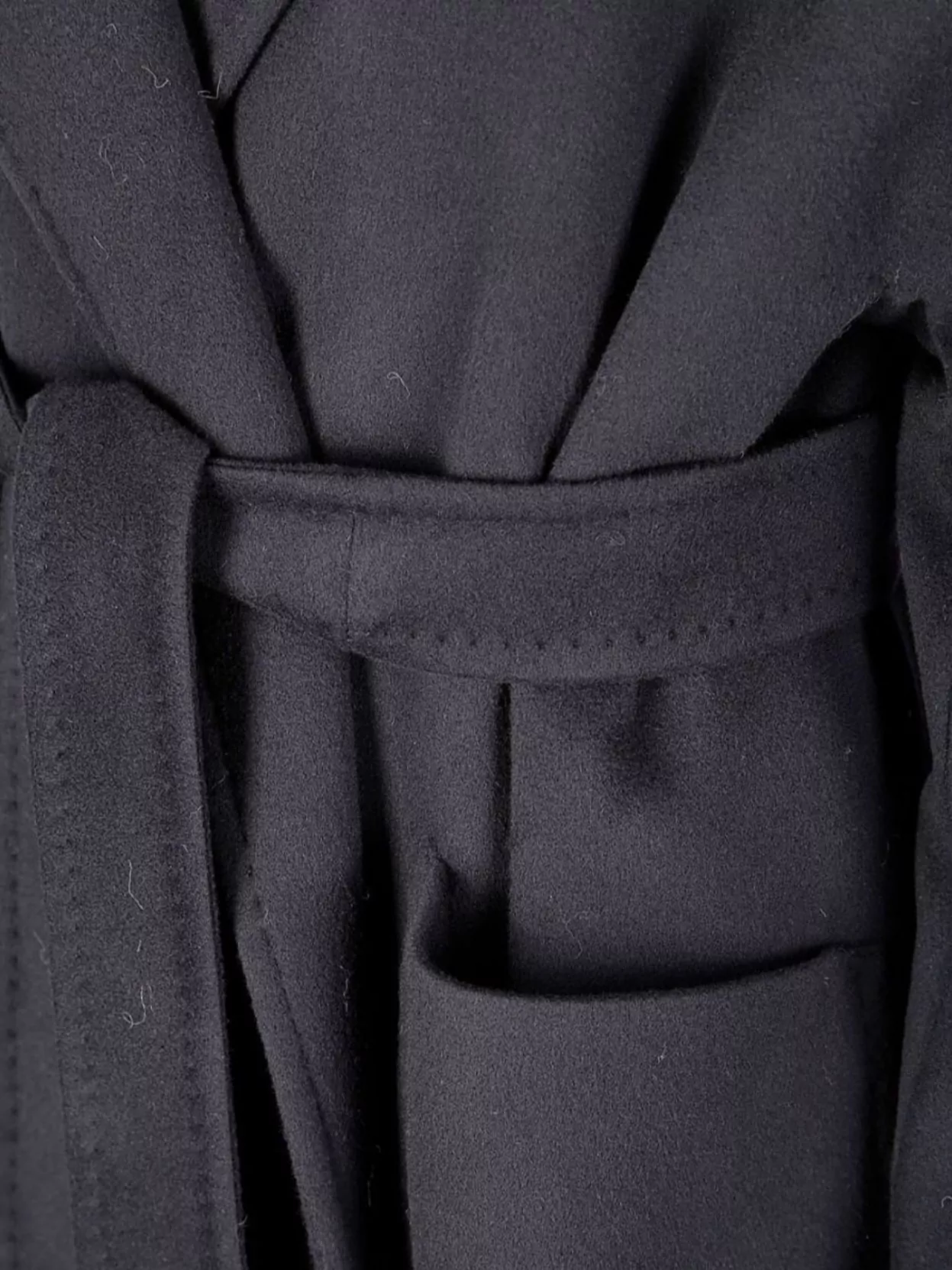 Tagliatore Cashmere And Virgin Wool Long Coat In Black