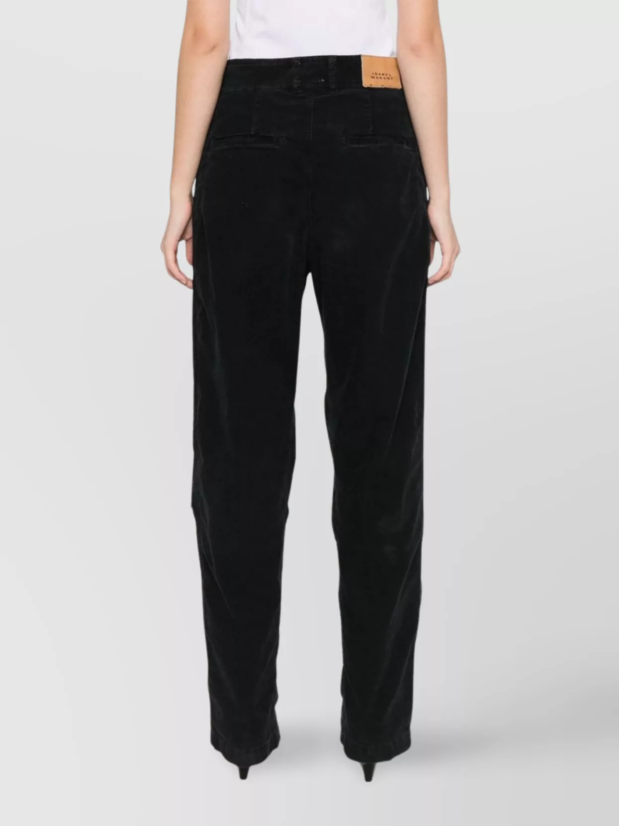 Isabel Marant Corduroy Trousers Featuring Rivet Detailing