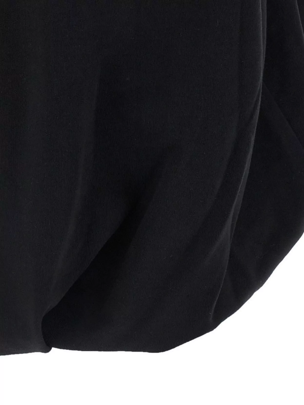 Dries Van Noten V-neckline Cap Sleeves Draped Hem Ribbed Trim