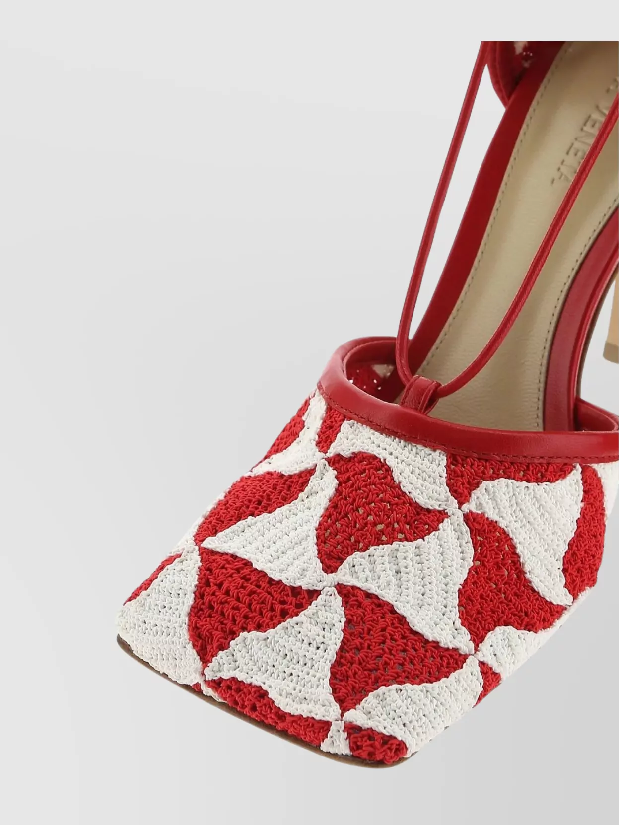 Bottega Veneta Two-Tone Crochet Stretch Sandals