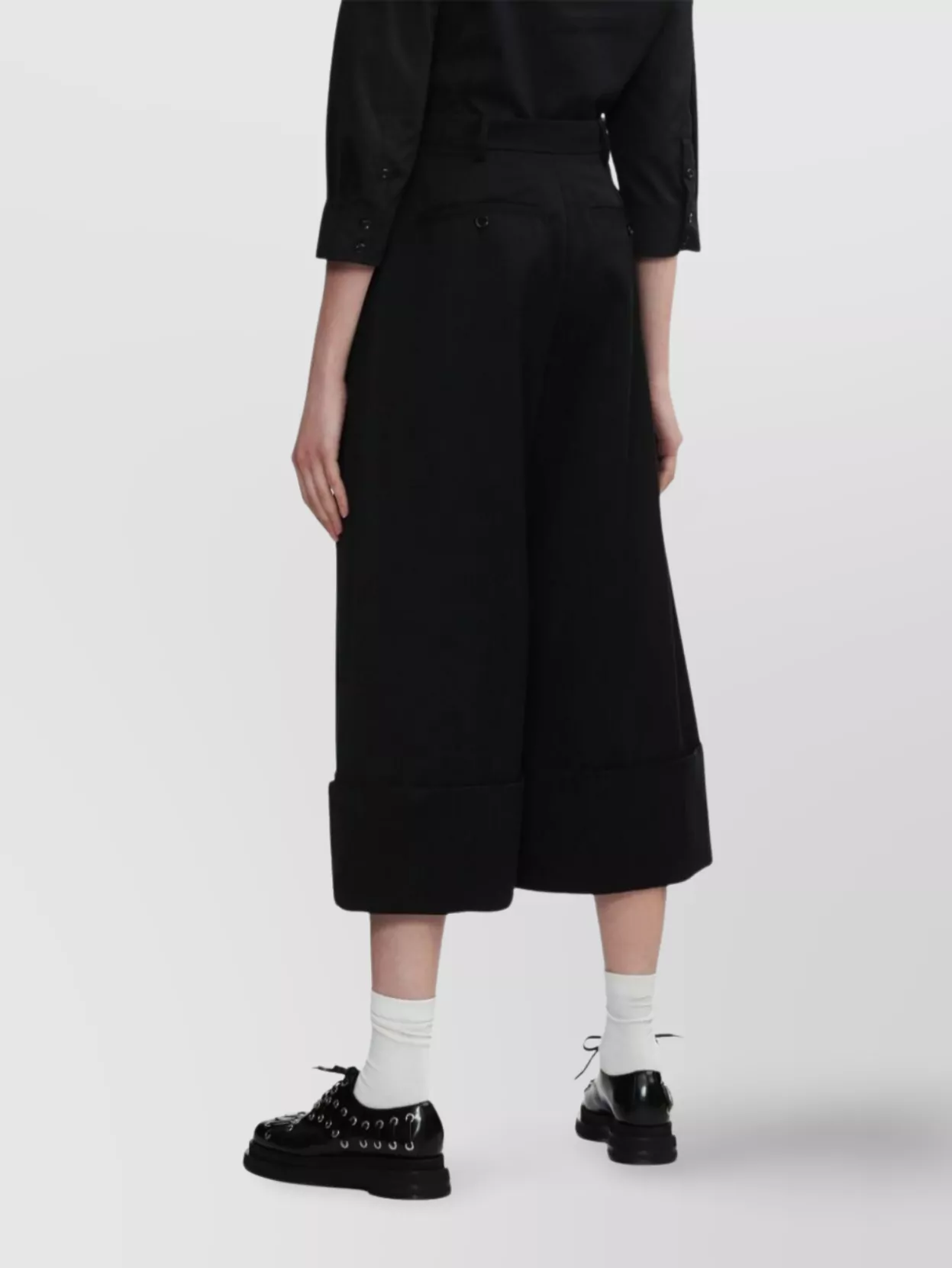 Simone Rocha Wide Leg Cropped Trousers