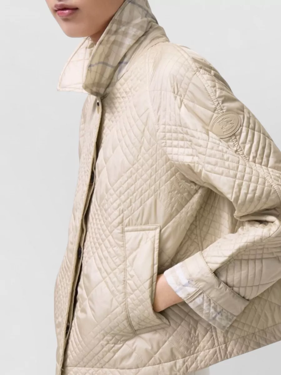 Burberry Quilted Single-Breasted Coat