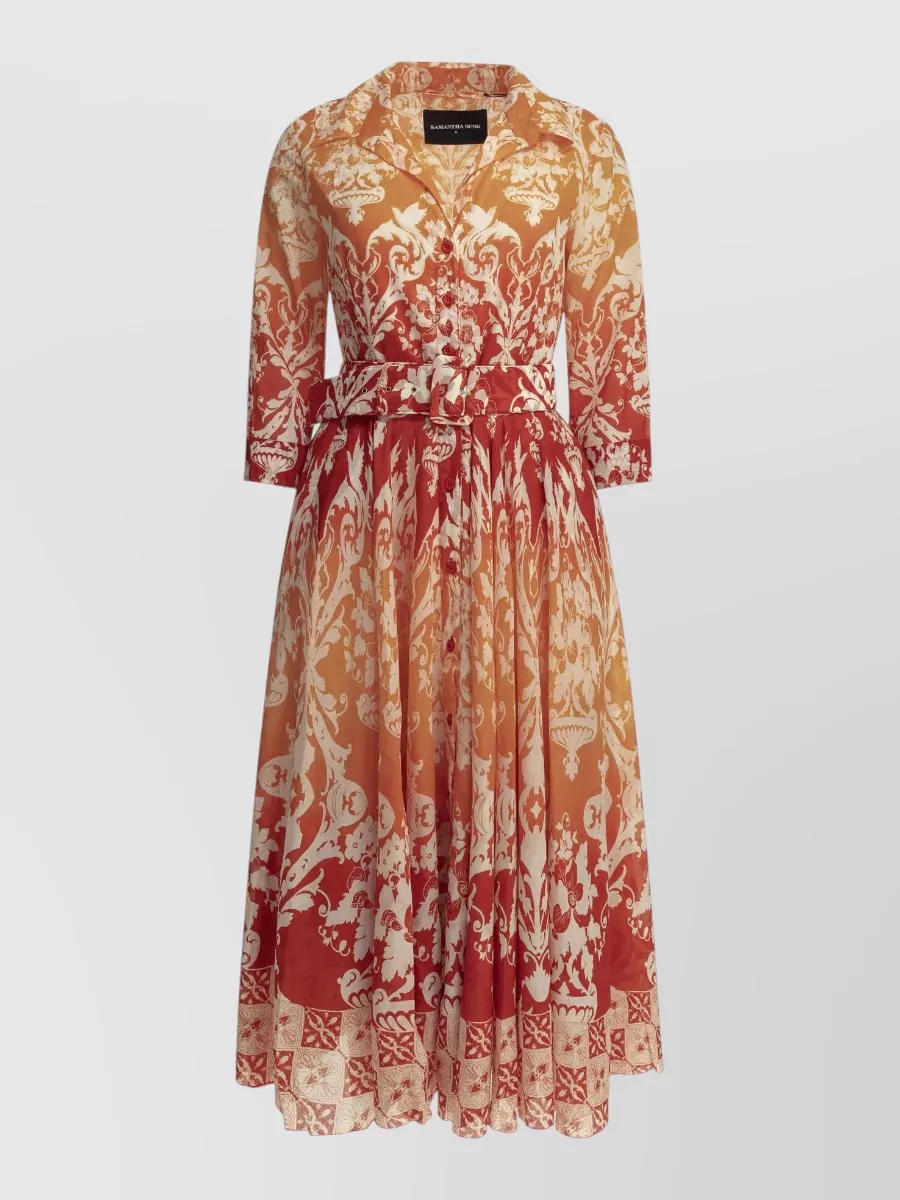 Samantha Sung cotton midi dress