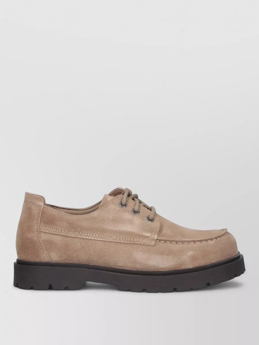 Birkenstock Leather Lace-Up Oxford Shoes
