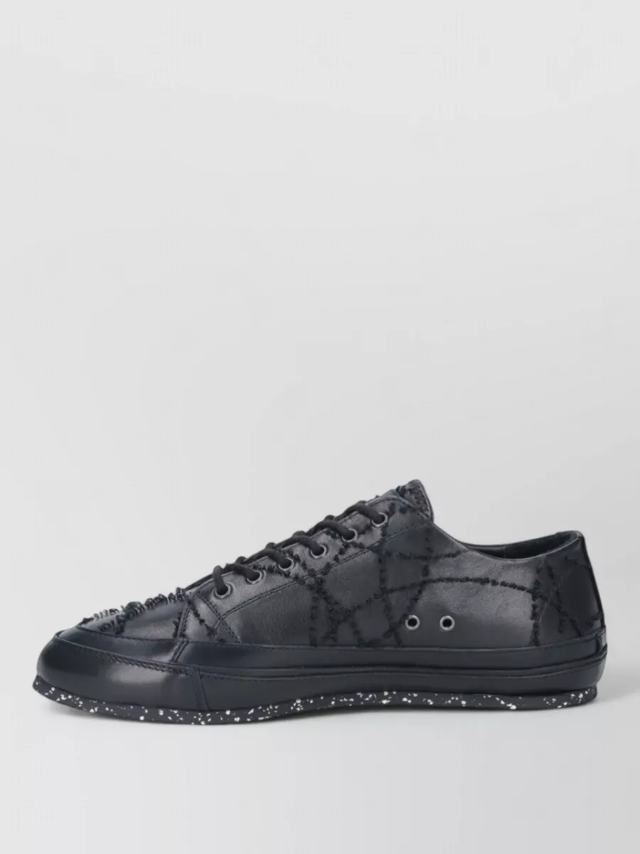 Kiko Kostadinov Leather Low-Top Sneakers