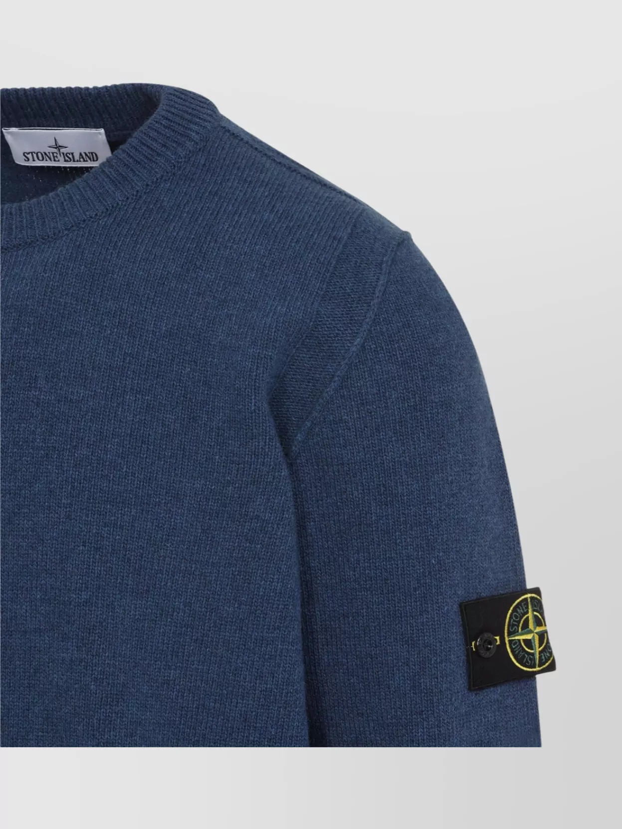 Stone Island Felpa Classica In Blue
