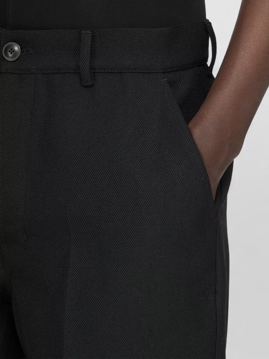 Rick Owens Virgin Wool Knee-Length Tailored Shorts