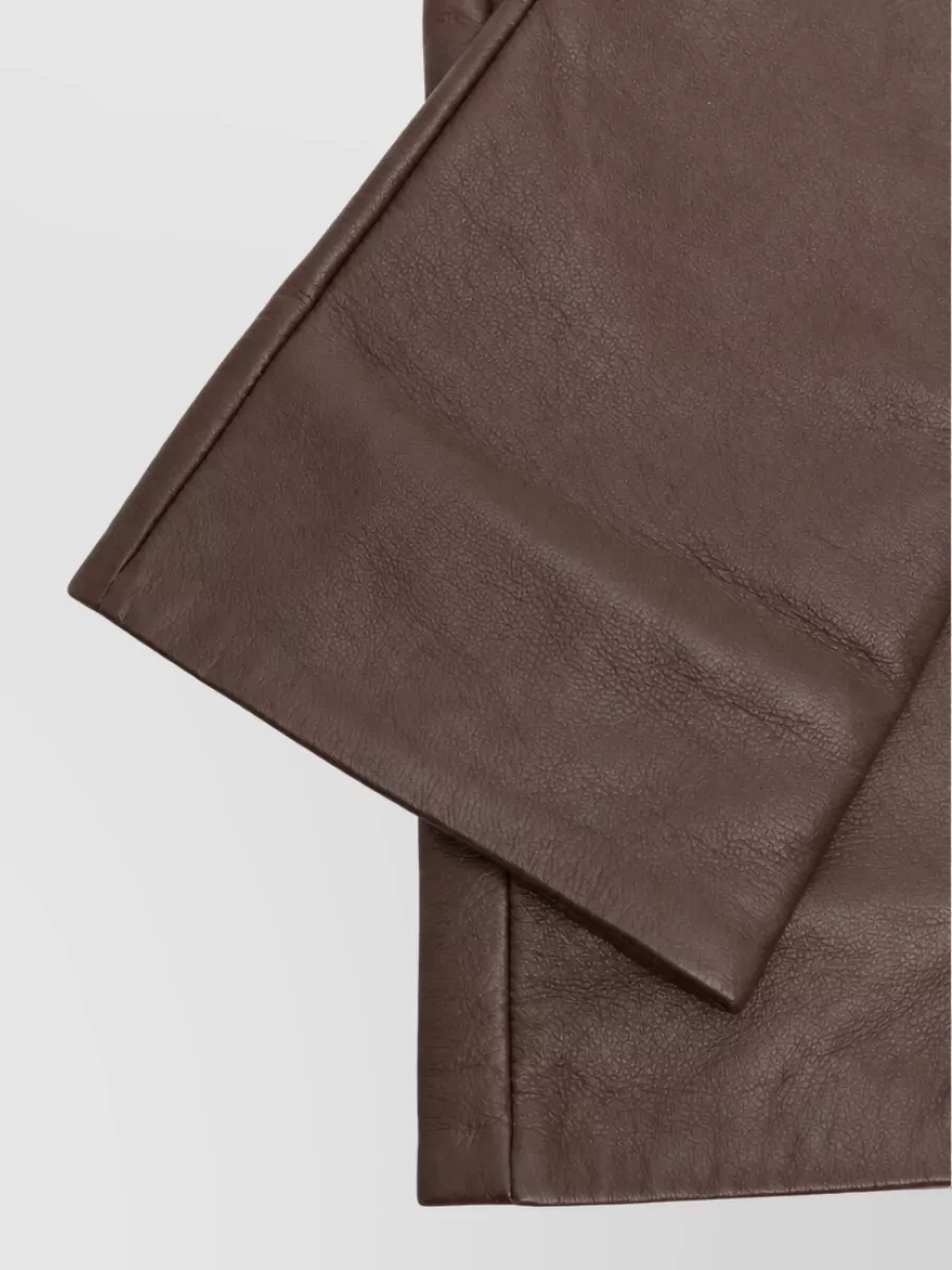 The Frankie Shop Leather Long Gloves