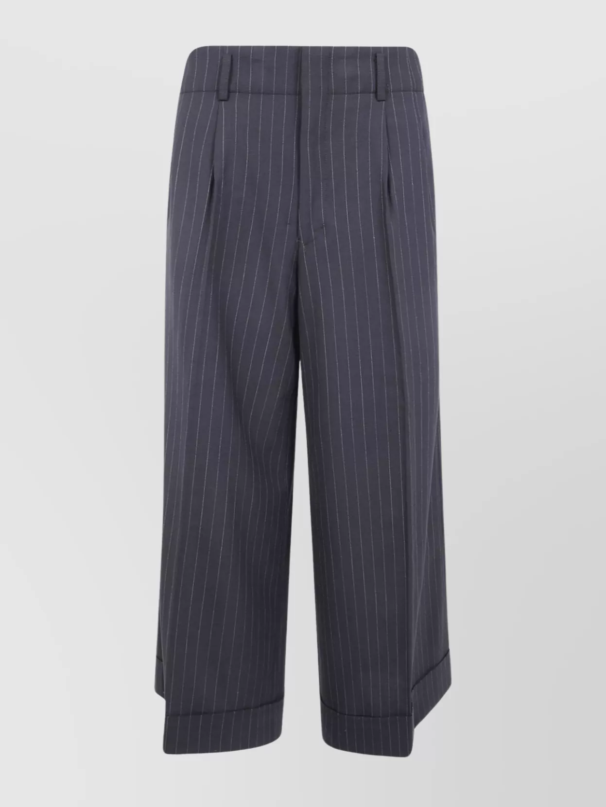 Comme Des Garçons Tailored Pinstripe Wide Leg Trousers