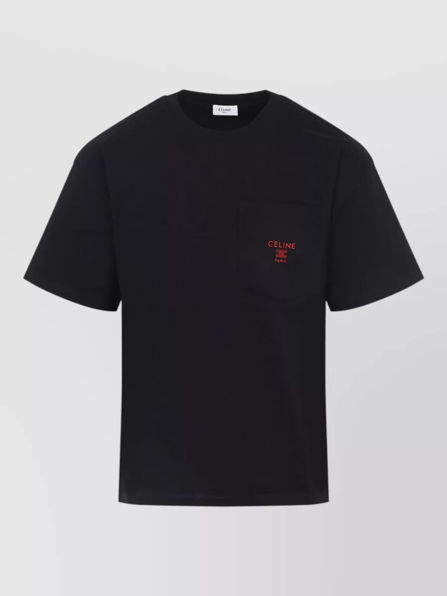Celine Relaxed-Fit Cotton Short-Sleeve T-Shirt