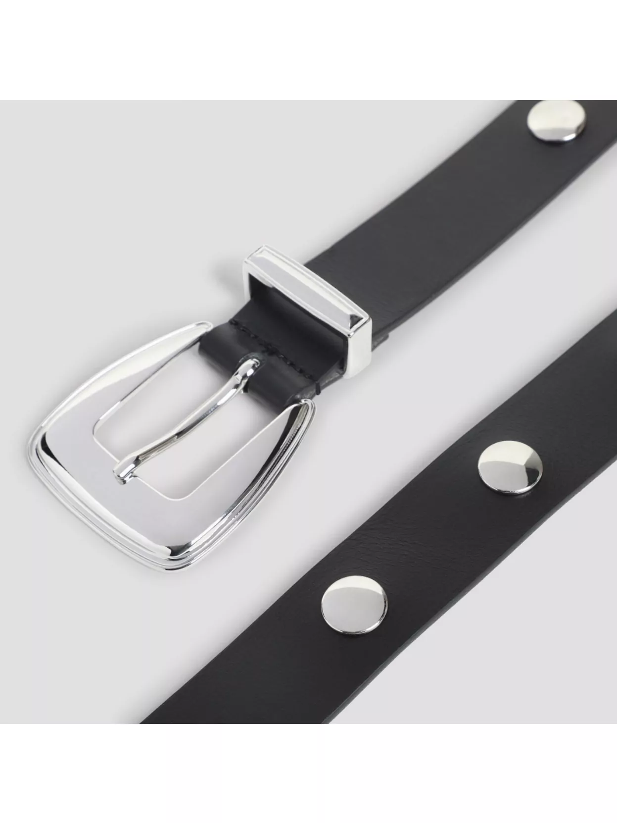 The Frankie Shop Perth Studded Leather Belt