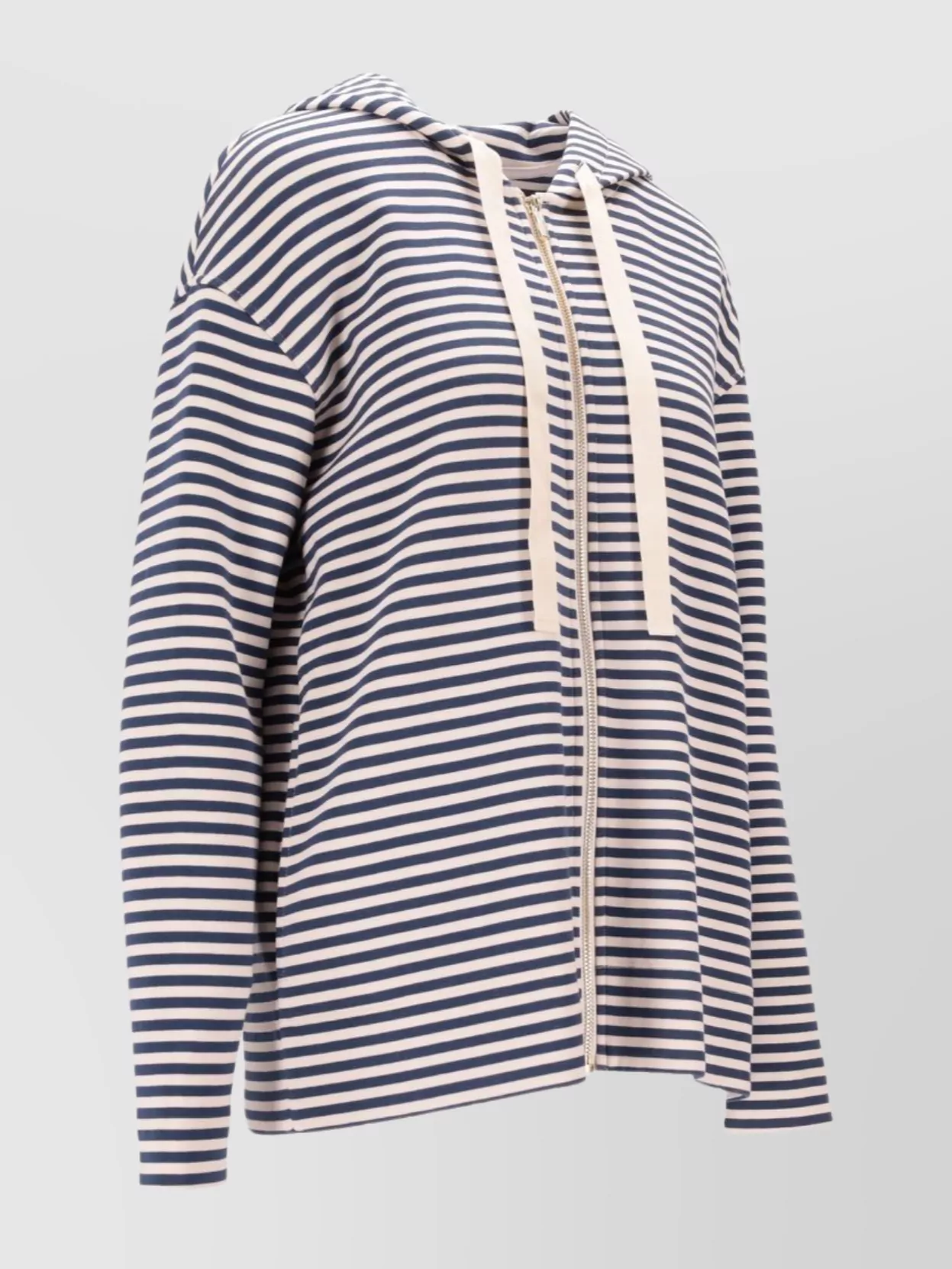 Max Mara Doria Hooded Striped Jersey Jacket