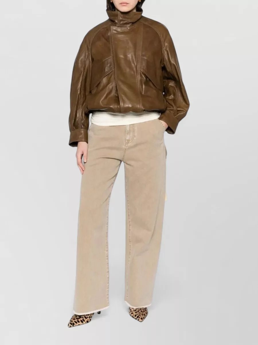 Darkpark Denim High-Rise Wide-Leg Jeans