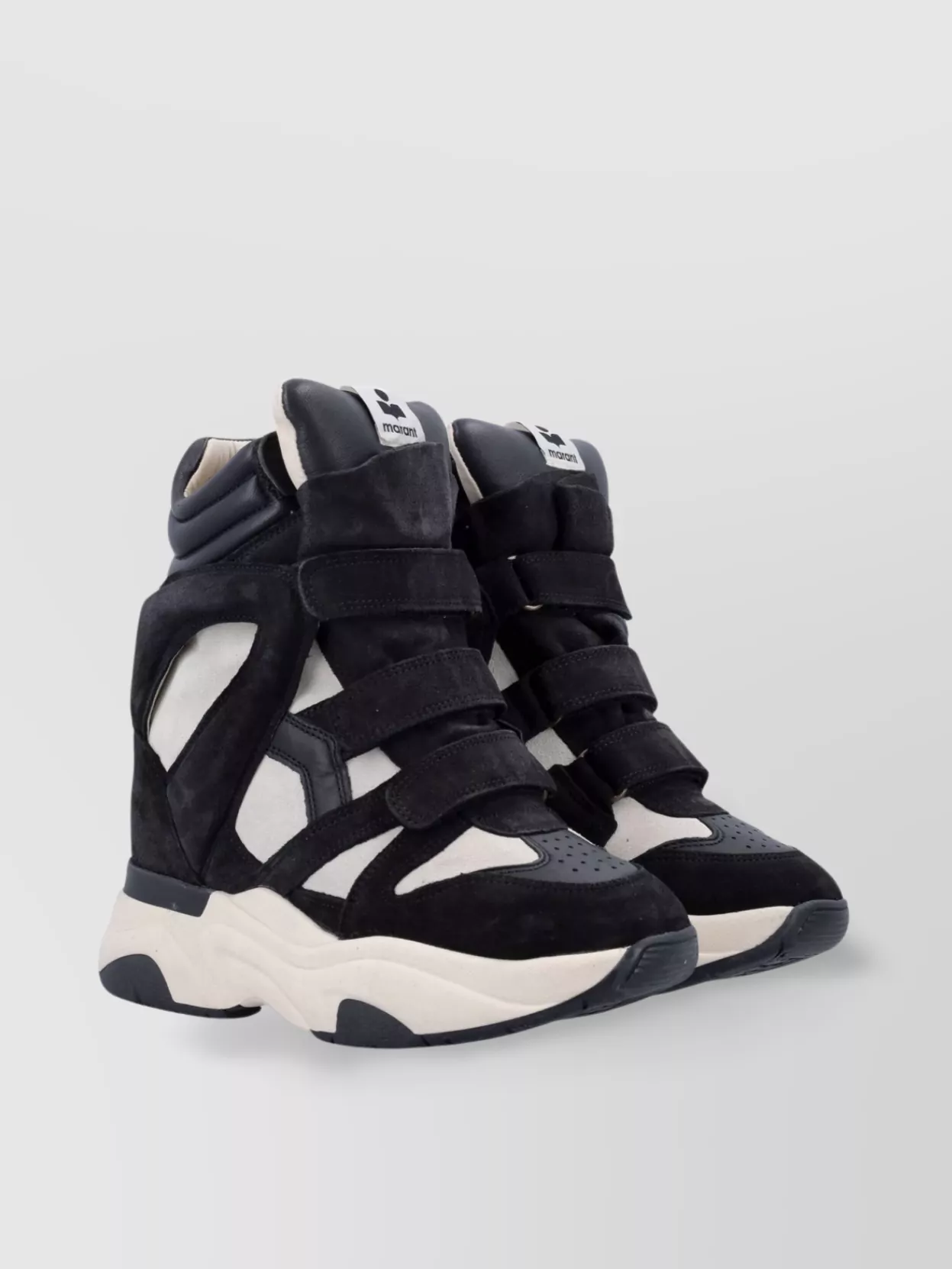 Isabel Marant Hidden Heel High-Top Sneakers