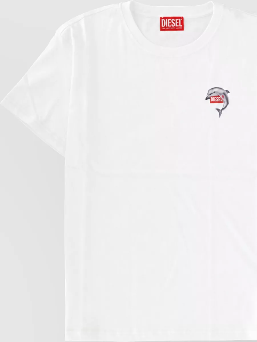 Diesel logo print t-shirt