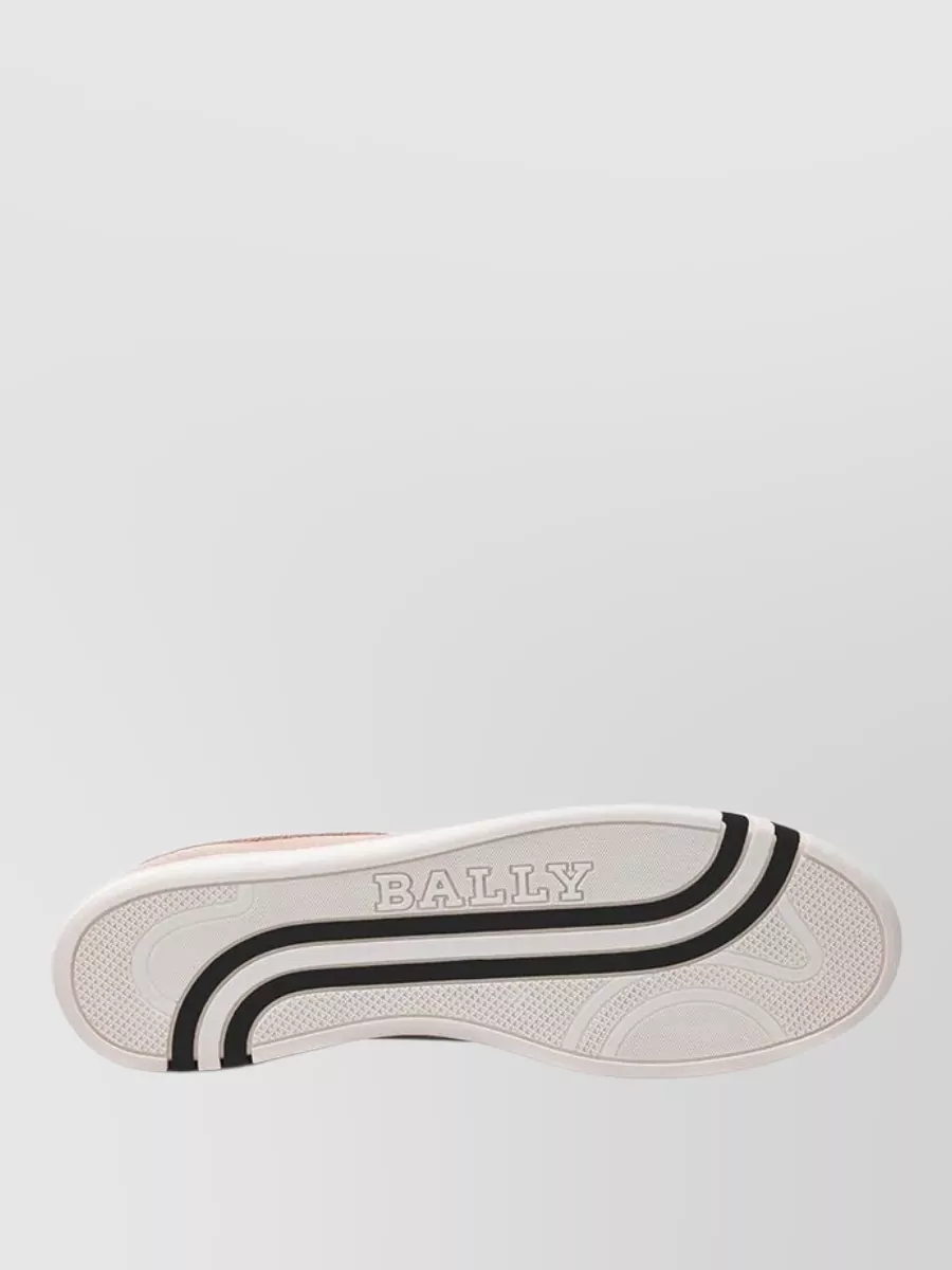 Bally Leather Lace-Up Sneakers