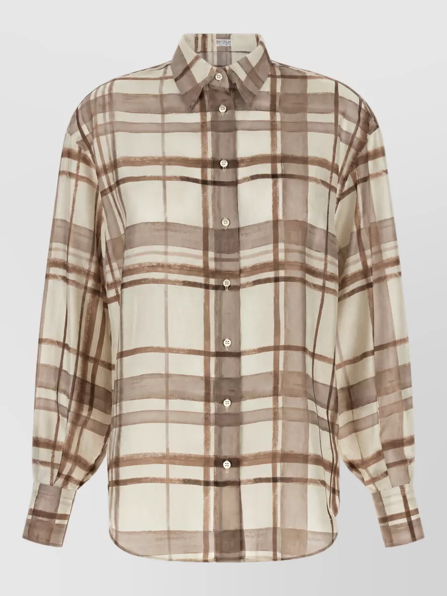Brunello Cucinelli silk blouse