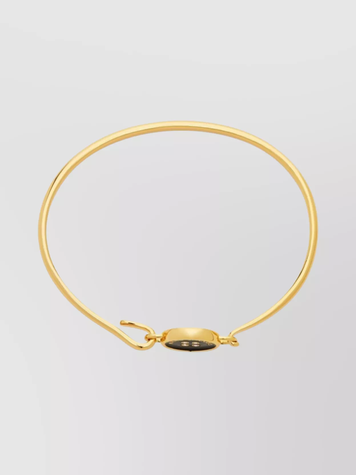 Marc Jacobs Women's The Button Hinge Bracelet In Yellow