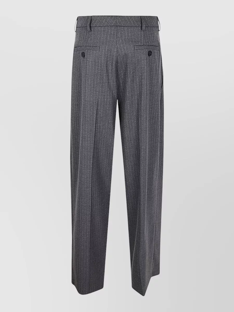 Drhope Pleated Wide-Leg Trousers