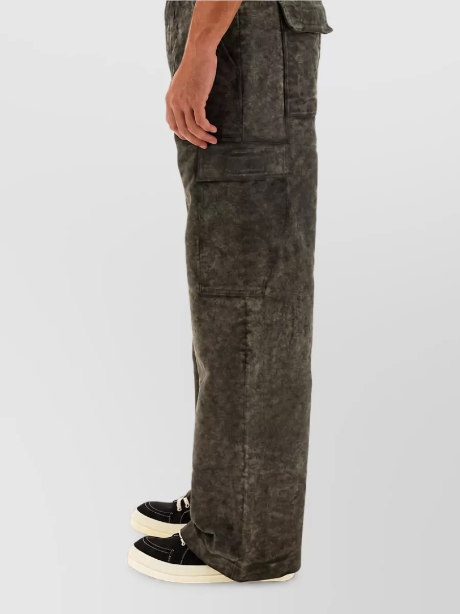 Rick Owens Drkshdw Cotton Wide-Leg Cargo Trousers