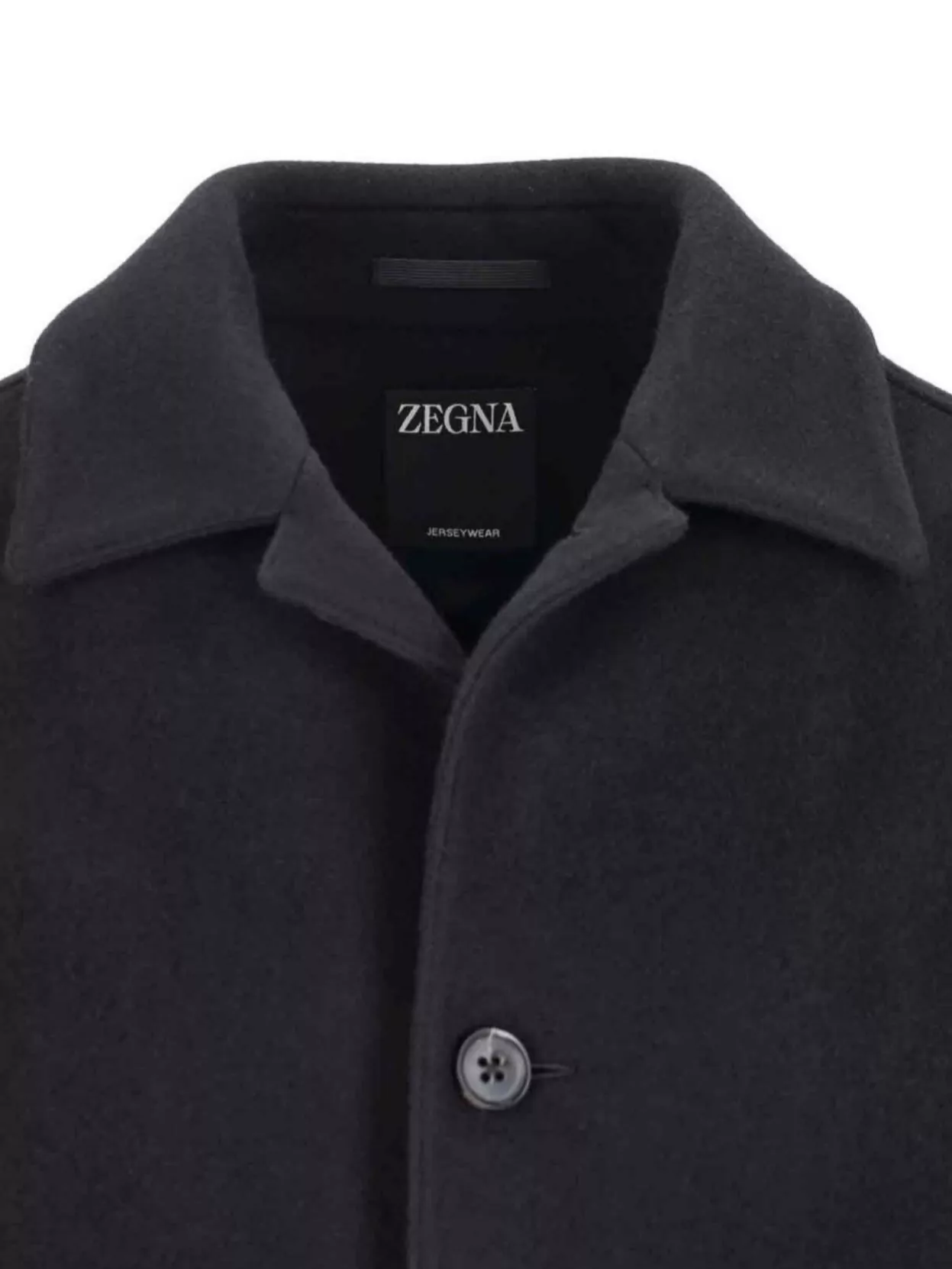 Zegna Relaxed Fit Jacket With Collar And Pockets