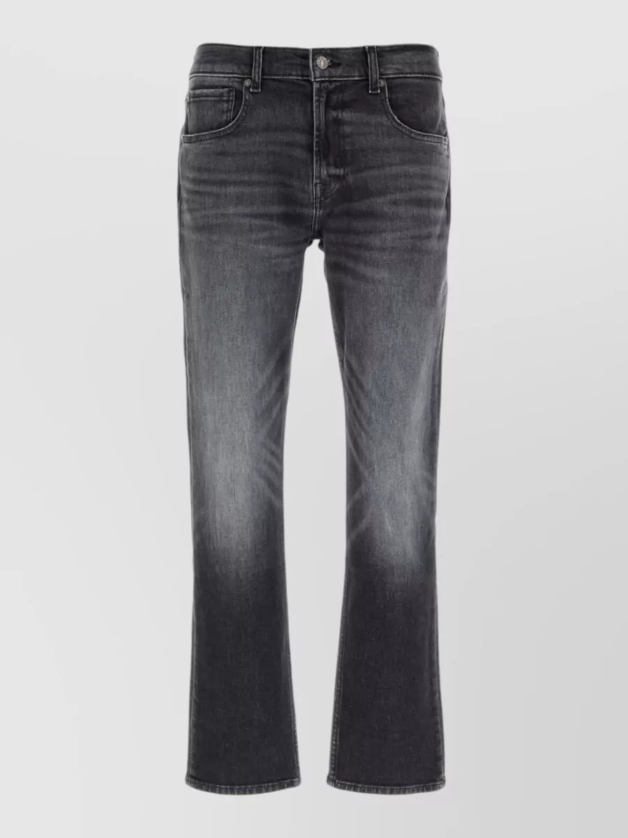 7 For All Mankind black denim jeans