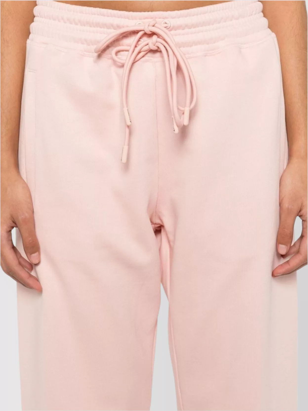 Adidas By Stella Mccartney Logo Cotton Sweatpants With Two Side Pockets