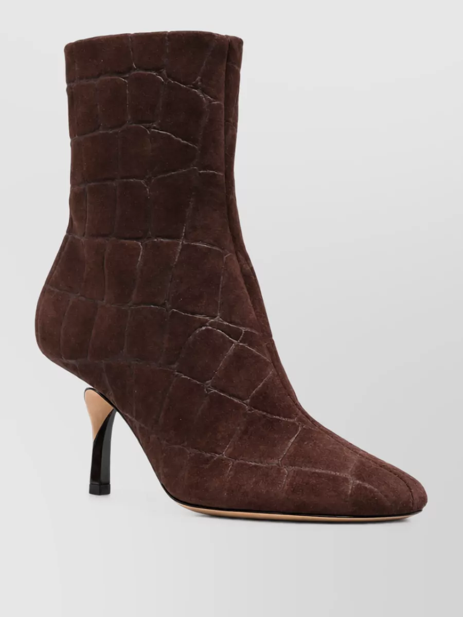 Jacquemus suede leather ankle boots