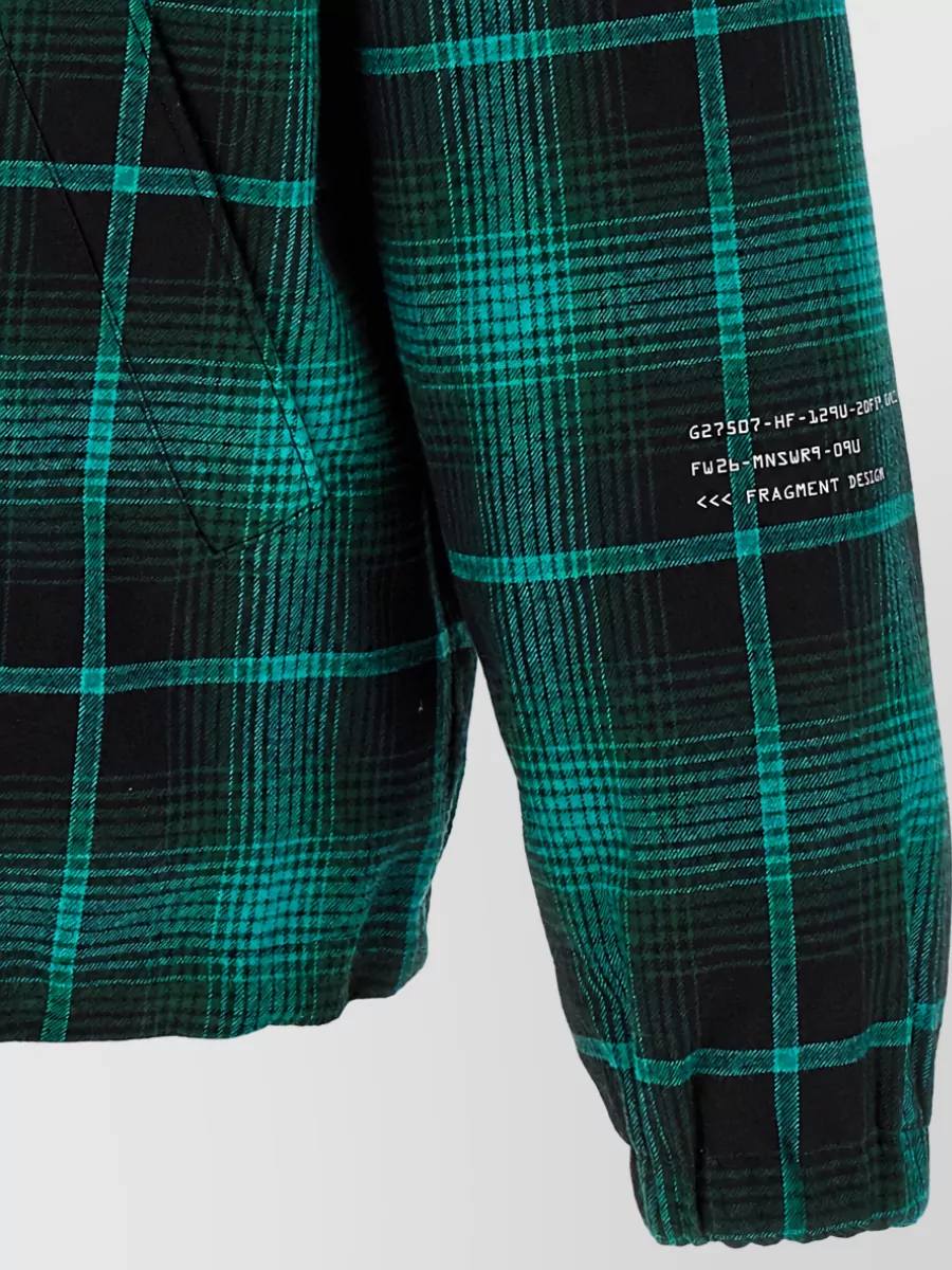 Moncler Genius Reversible Checked Single Breasted Coat