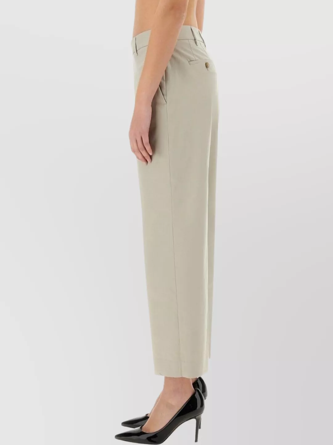 Shop Pt Torino "emma" Wide Leg Trousers
