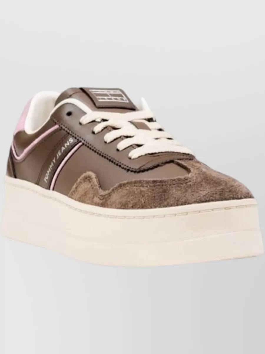 Tommy Hilfiger Artificial Leather Lace-Up Sneakers