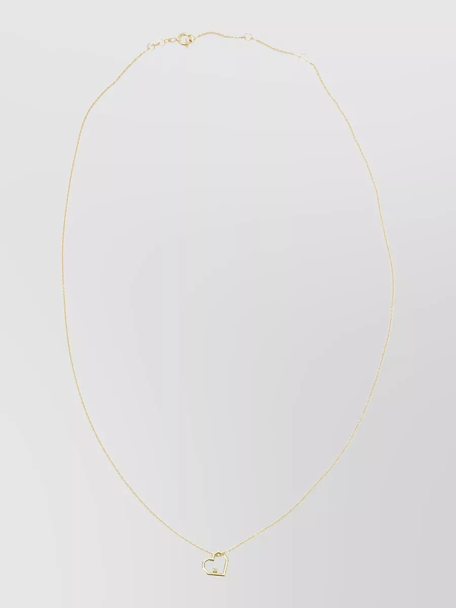 Aliita brass mini corazon necklace