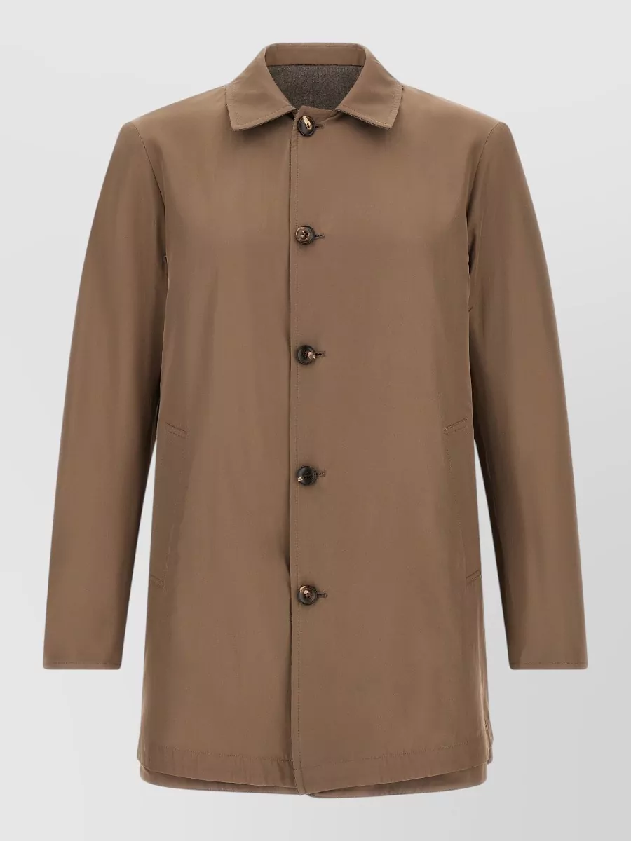 Pal Zileri wool reversible waterproof lightweight jacket