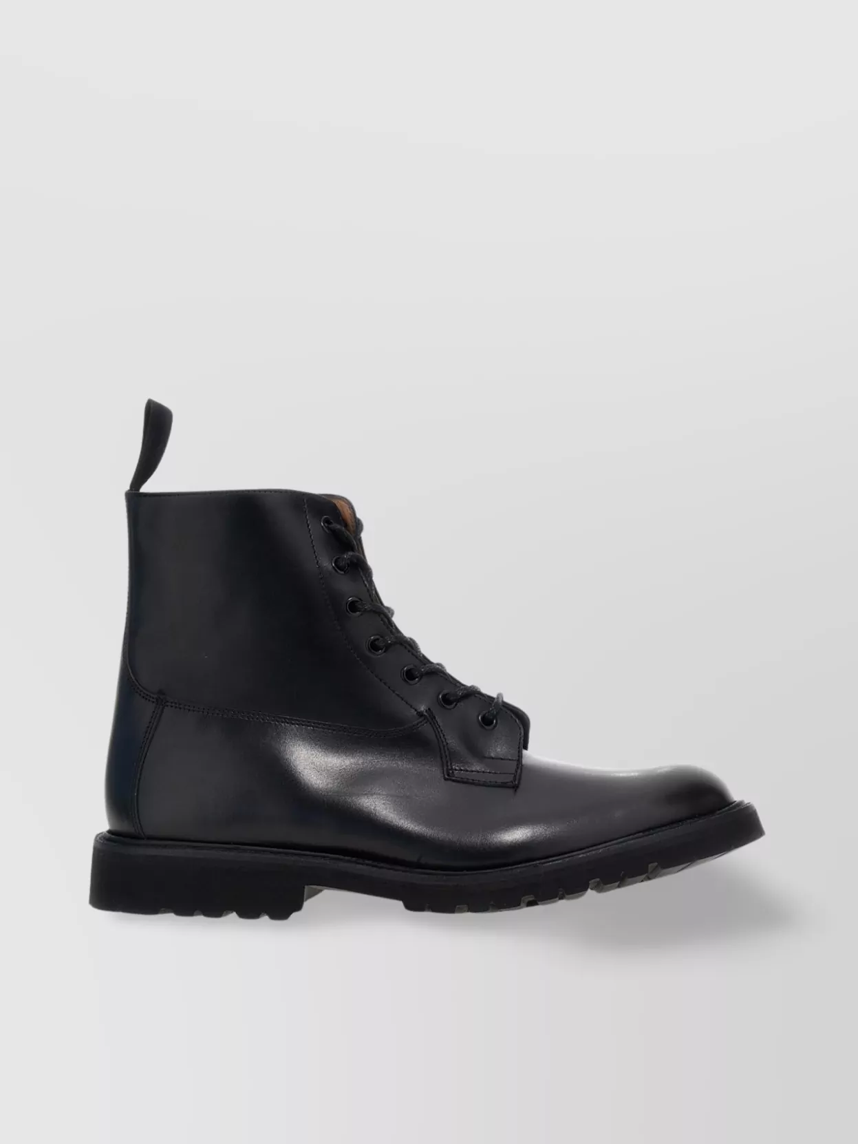 Tricker's Chunky Sole Ankle Boots With Pull Tab