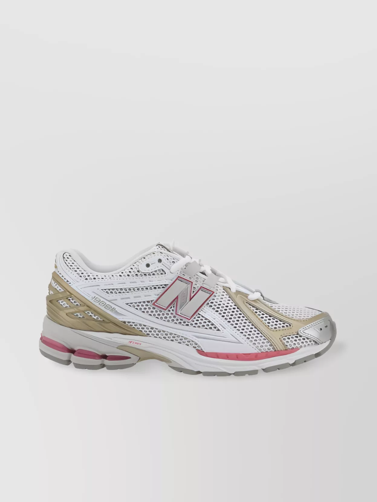 New Balance Comfortable Mesh Leather Sneakers