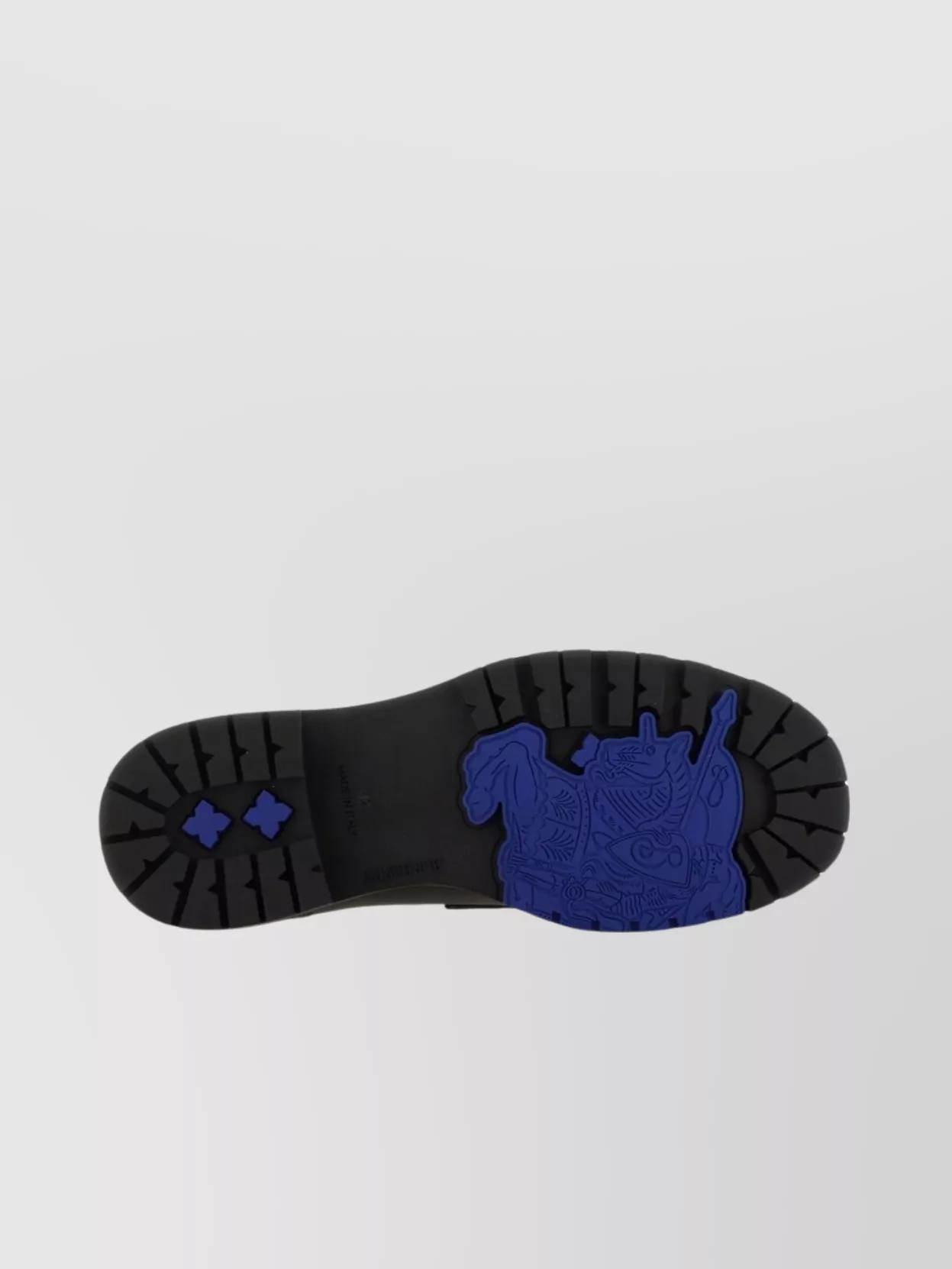 Burberry Round Toe Loafers With Penny Strap Detail