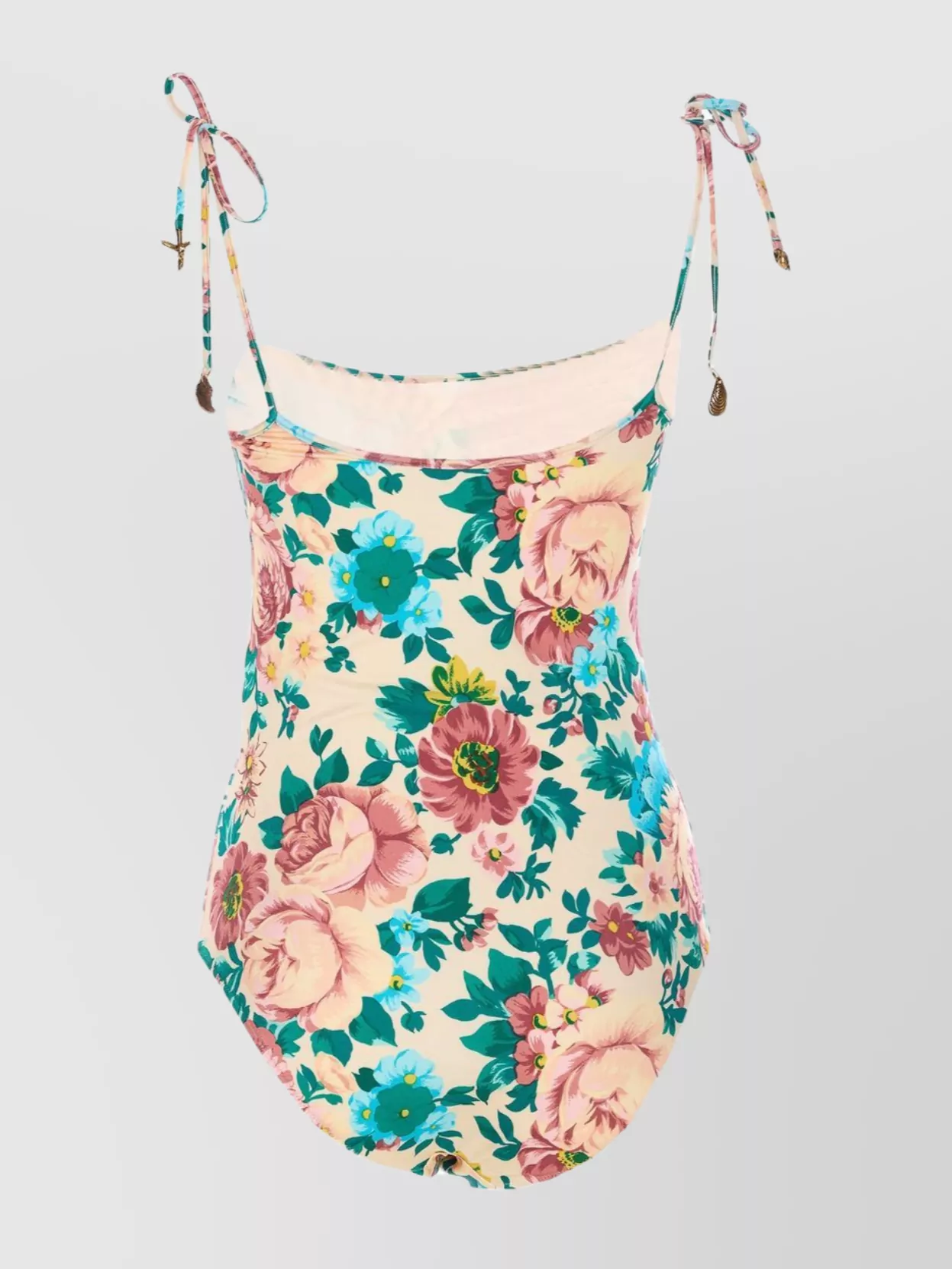 Chloé Adjustable Floral Print Scoop Neckline Swimwear