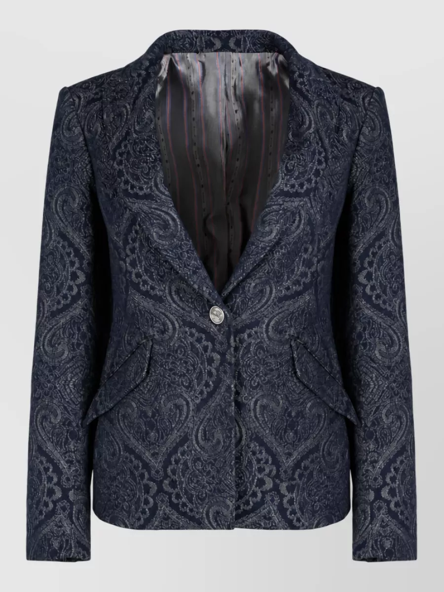 Etro denim tailored jacket