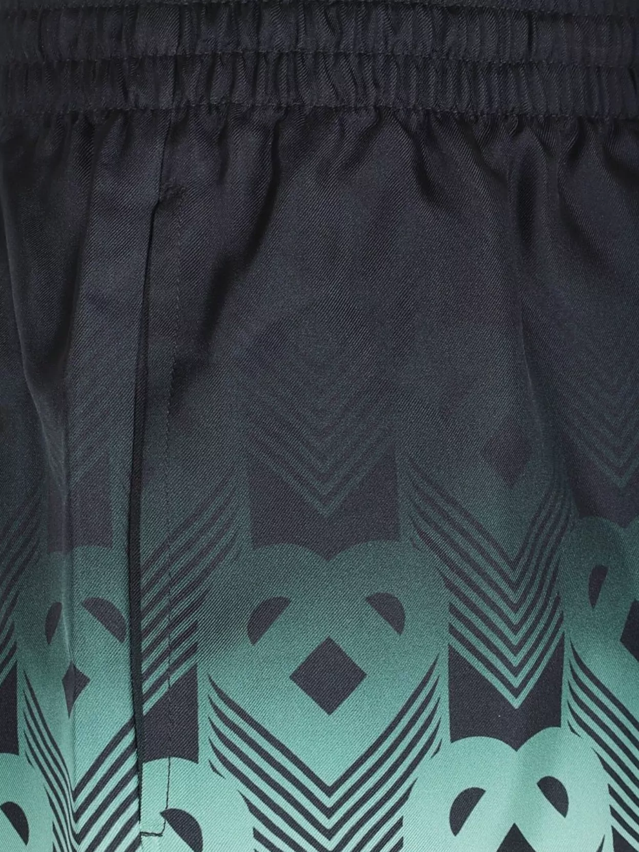 Casablanca Knee Length Graphic Print Drawstring Shorts