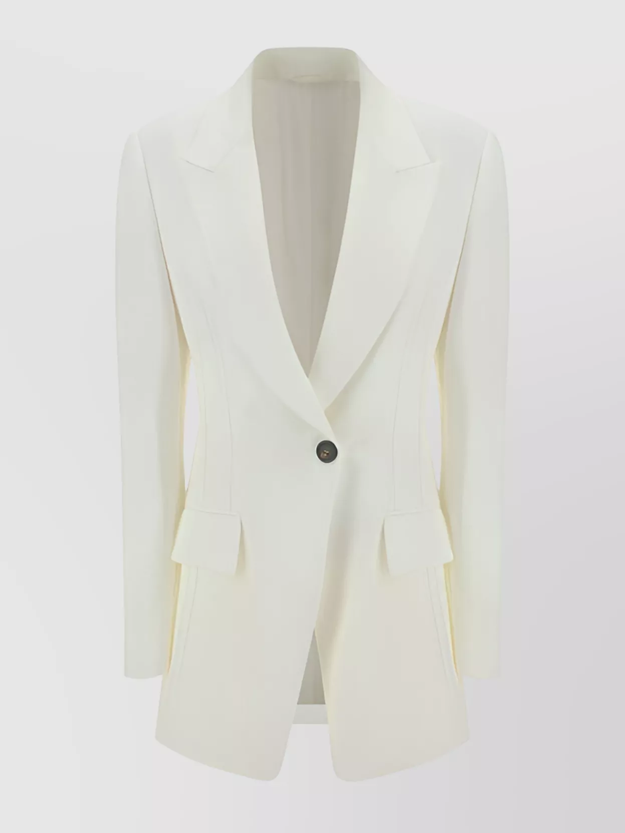Shop Brunello Cucinelli Tailored Blazer Jacket With Structured Shoulders And Peaked Lapels