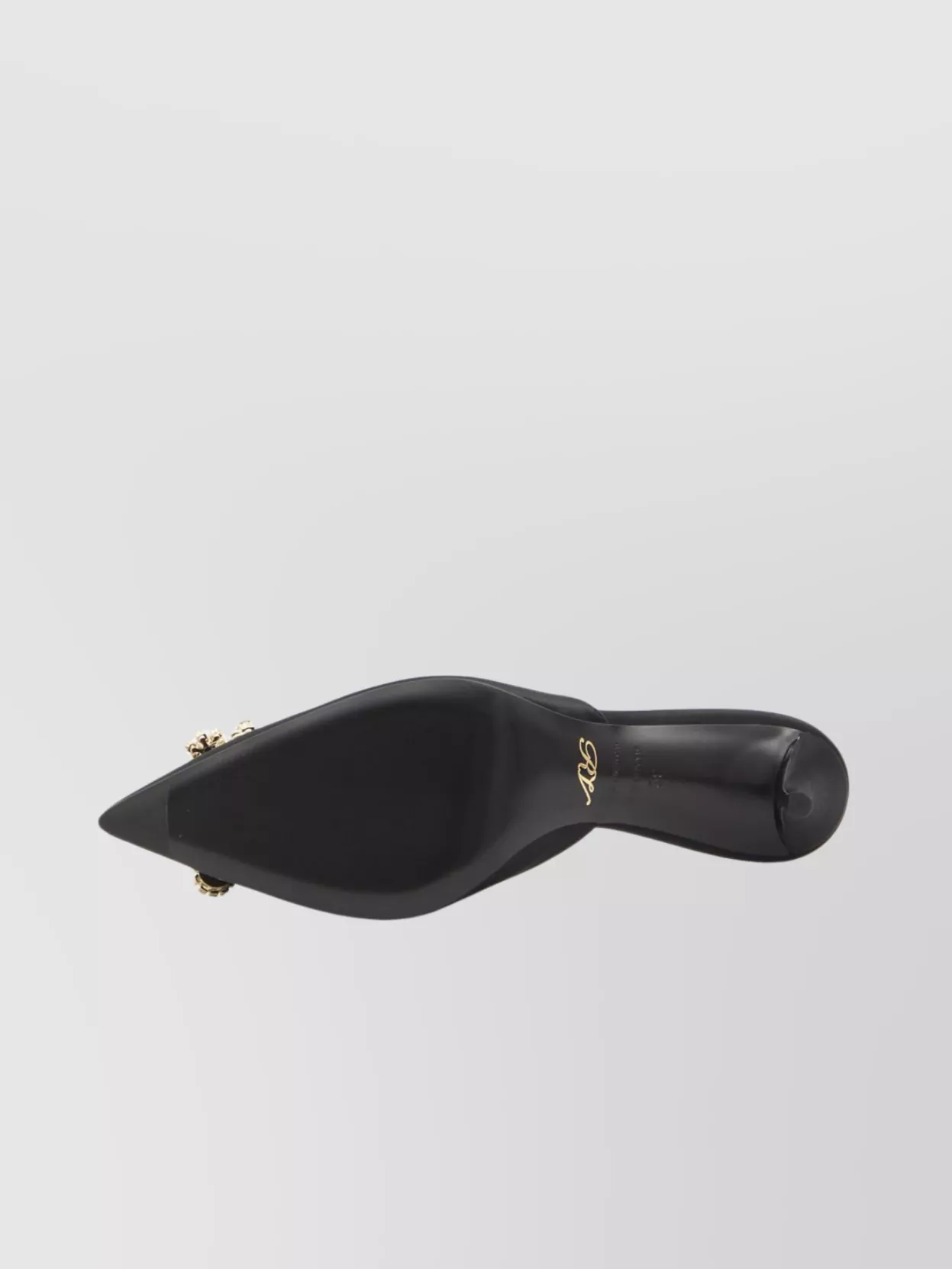 Roger Vivier Crystal Buckle Pointed-toe Mules